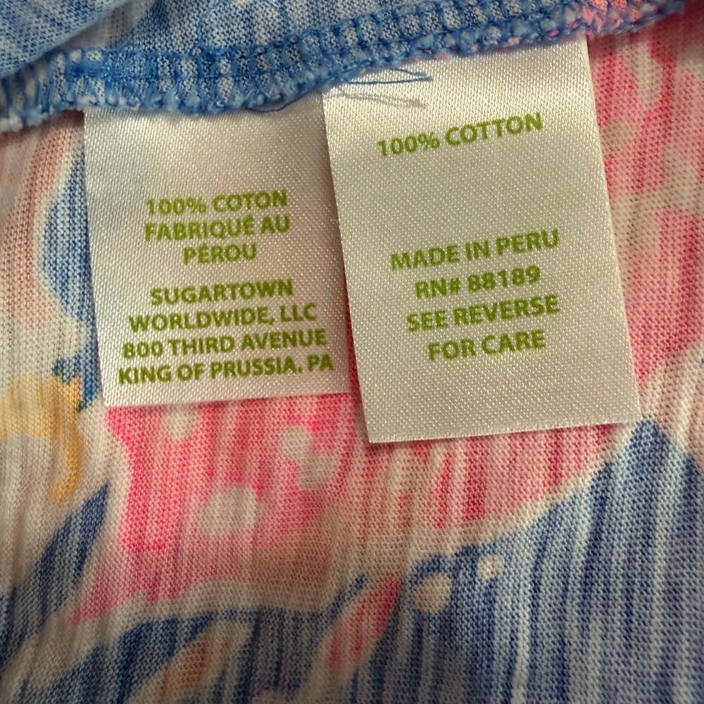 Lilly Pulitzer Vibrant Pink and Blue Tunic - Picture 10 of 10